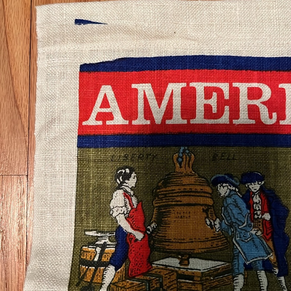 VTG Bicentennial 1976 Tea Towel Calendar - Picture 8 of 9
